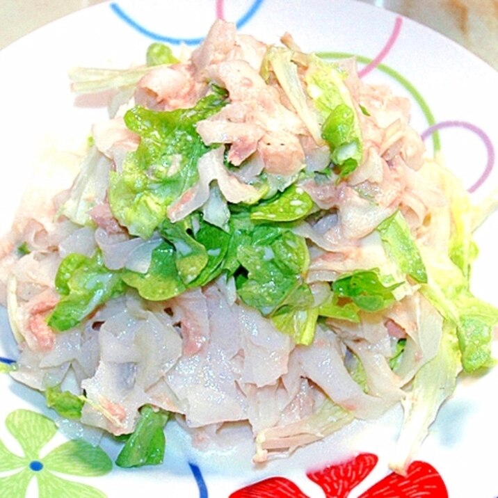 大根の消費メニュー!大根とツナのマヨドレサラダ♪